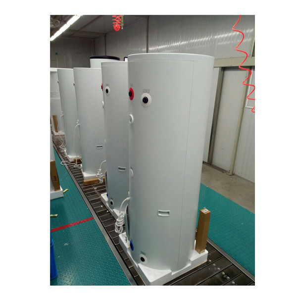 Sistema de calefacción solar de auga de 500 litros de aceiro inoxidable con depósito auxiliar 