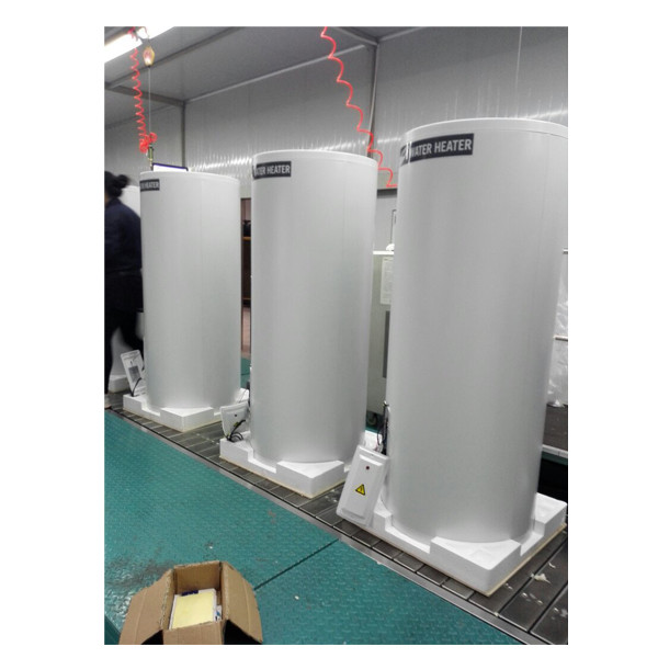 Sistema de calefacción de auga quente para maquinaria auxiliar de plástico 