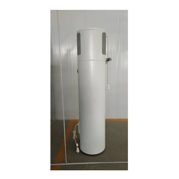Bomba de calor Evi aire / auga con compresor Copeland, refrixerante R410A, intercambiador de calor