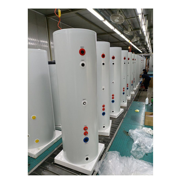 Tanque de almacenamento de calefacción de auga con forro de vidro Tanque de reacción química resistente 