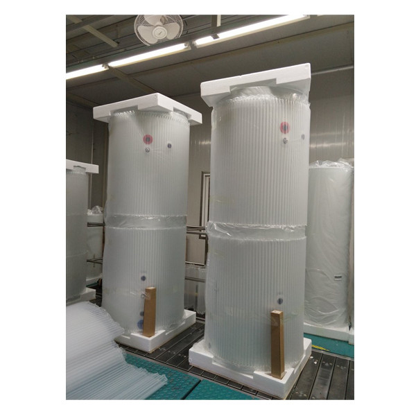 Depósito de auga quente presurizado con diferentes tamaños 