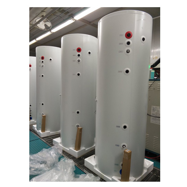 Depósito de presión de auga 50L-10000L de capacidade personalizada Depósito de auga de forma redonda con roda 