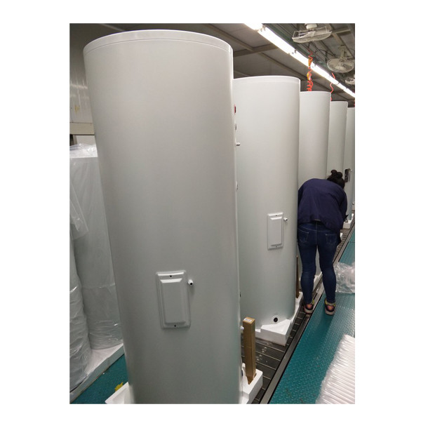 Depósito horizontal de presión de auga de aceiro inoxidable 100L para obras de auga domésticas 