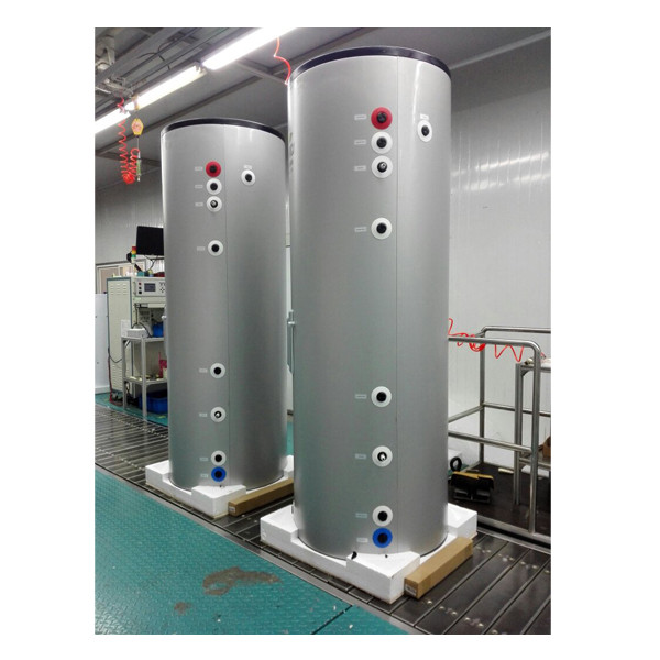 Depósito de auga en aceiro inoxidable para almacenamento de auga potable en panel prensado en quente 