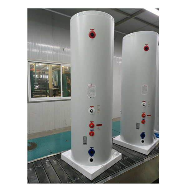 Tanque de almacenamento de calefacción de auga con forro de vidro Tanque de reacción química resistente 