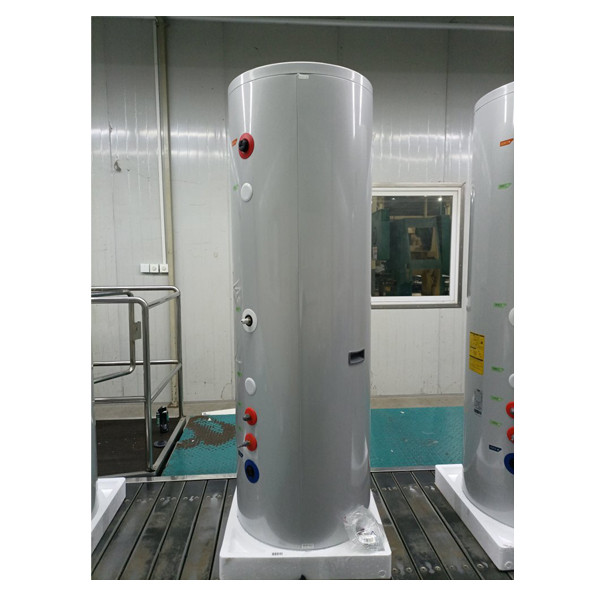 Tanque de expansión de presión horizontal de almacenamento de auga de aceiro inoxidable de 19-50L 