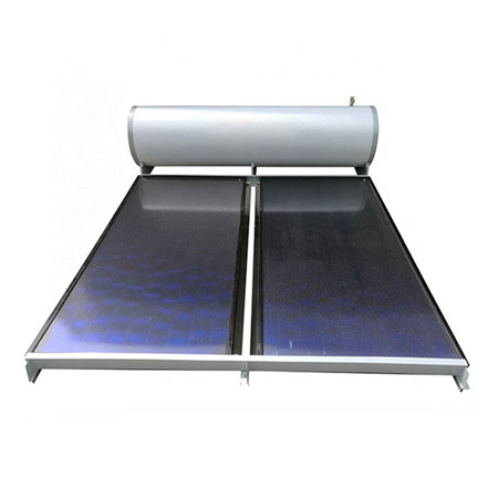 Quentador de auga solar térmico non presurizado integrado en aceiro de cor