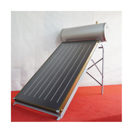 Colector solar + fonte de aire bomba de calor sistema híbrido de calefacción de auga