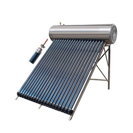 Calentador de auga de enerxía solar de tubo de baleiro de aceiro galvanizado sen presión 100L-300L