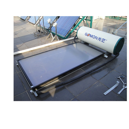 Colector solar de placa plana certificado por marca clave de alta calidade con amortiguador de soldadura por láser