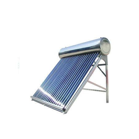 Quentador de auga quente solar con placa plana para protección contra o sobrecalentamento