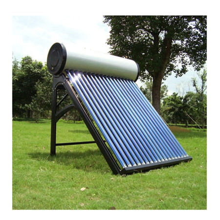 Sistema de quentadores de auga de enerxía solar dividido con colector solar
