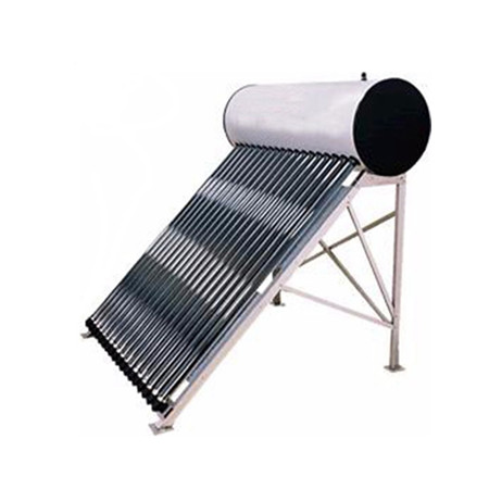 Calentador de auga solar de instalación plana portátil