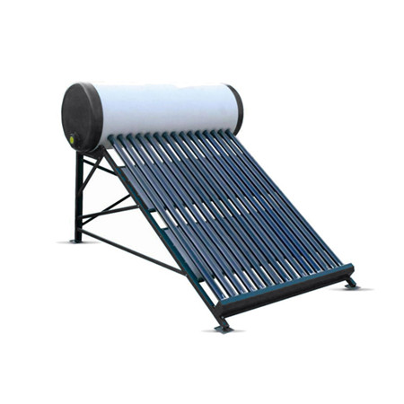 Sistema de alimentación de quentador de auga solar dividido ao por maior