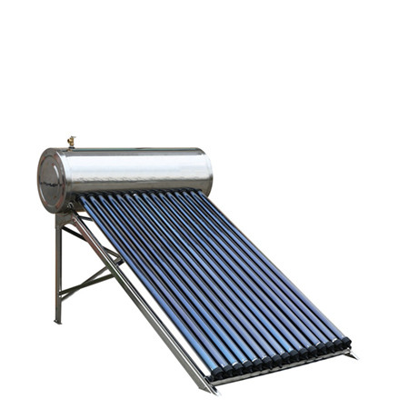 Sistema de calefacción de calefacción solar de auga de alta calidade no teito, prezo do quentador de auga solar