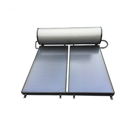 Calefacción solar de auga quente con tubos de calor separados revestidos