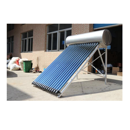 Vendas directas de fábrica Non hai quentadores de auga solares presurizados para uso doméstico Calefactor de auga solar controlado por ordenador de 150 L con tubos axustables