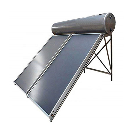 Quentador de auga quente solar de placa plana para protección contra o sobrecalentamento