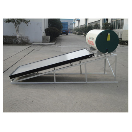 Calentador de auga quente solar de placa plana de 300 litros Tanque solar Geyser SUS304 para sistema doméstico